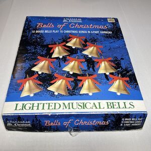 Mr. Christmas: Bells of Christmas, 10 Lighted Brass Bells, 15 Songs, Working